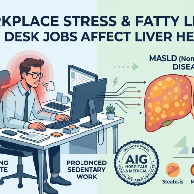 Workplace Stress & Fatty Liver: How Desk Jobs Are Affecting Liver Health